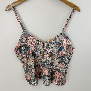 Vintage‎ Victoria Secret Camisole Tank Womens S Lingerie 90s 80s Sexy Floral Y2k